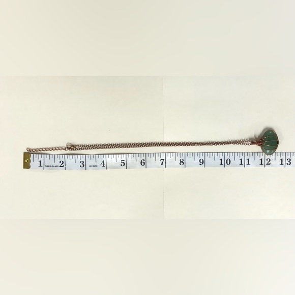 NEW Copper Wire Wrap GREEN AVENTURINE Necklace - Picture 8 of 11